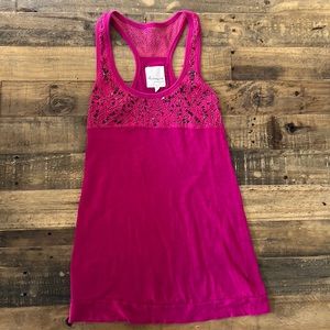 Pink Beaded Tank